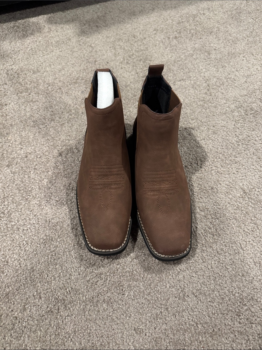 Men's Brown Chelsea Ankle Boots - Classic Slip-On Style